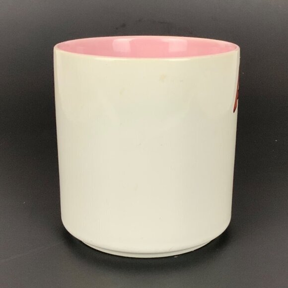 Ann Papel Poetry Name Coffee Mug Cup Ceramic 10 oz White Pink Vintage Gift - Picture 4 of 6